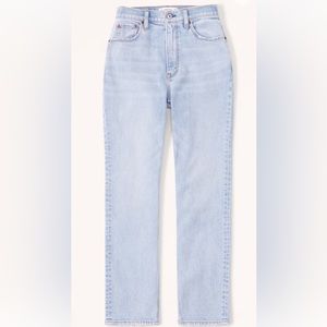 Abercrombie Curve love 90s straight ankle jean